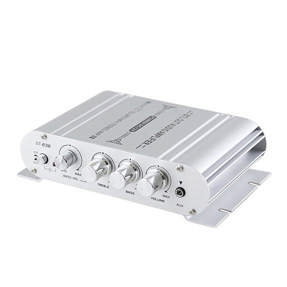 Mini Digital Hi-Fi Power Amplifier 2.1CH Subwoofer Stereo Player Car Motorcycle Home Power Amplifier Car Accessories