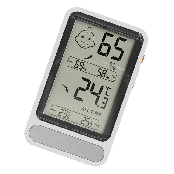 Mini Digital Hygrometer Thermometers Large Display Backlight Memory Function