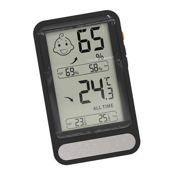 Mini Digital Hygrometer Thermometers Large Display Backlight Memory Function