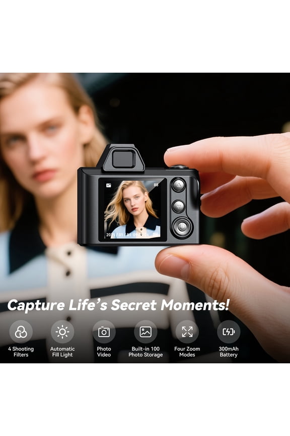 Mini Digital Keychain Camera 1080P HD, 2MP Portable Recorder with 64GB Card, USB Rechargeable, Compact Design for Everyday Surveillance & Gift, Durable Mini Camera