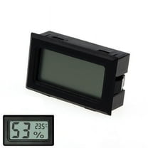 Mini Digital LCD Hygrometer, Indoor Temperature & Humidity Meter, 0°C-50°C, 20%-95%RH, Plastic Material, Easy to Read, for Home Office Warehouse