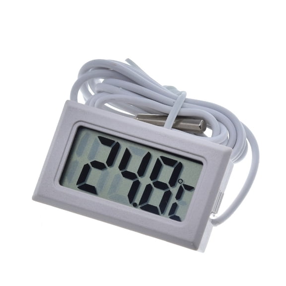 Mini Digital LCD Thermometer Temperature Sensor Automatic Control Fridge Freezer Thermometer ,Compact & Portable