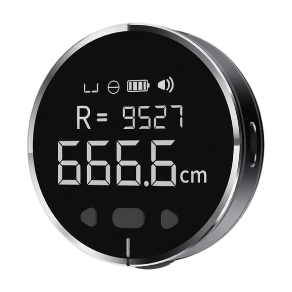 Mini Digital Measuring Tape with Laser, Pocket-Sized Measurement Tool for Construction & Home Improvement, Compact Tech Gift for Men