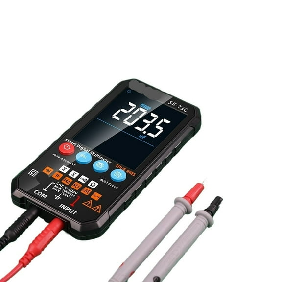 Mini Digital Multimeter Smart Electrician Tester Capacitance Ohm Diode NCV Professional Multitester