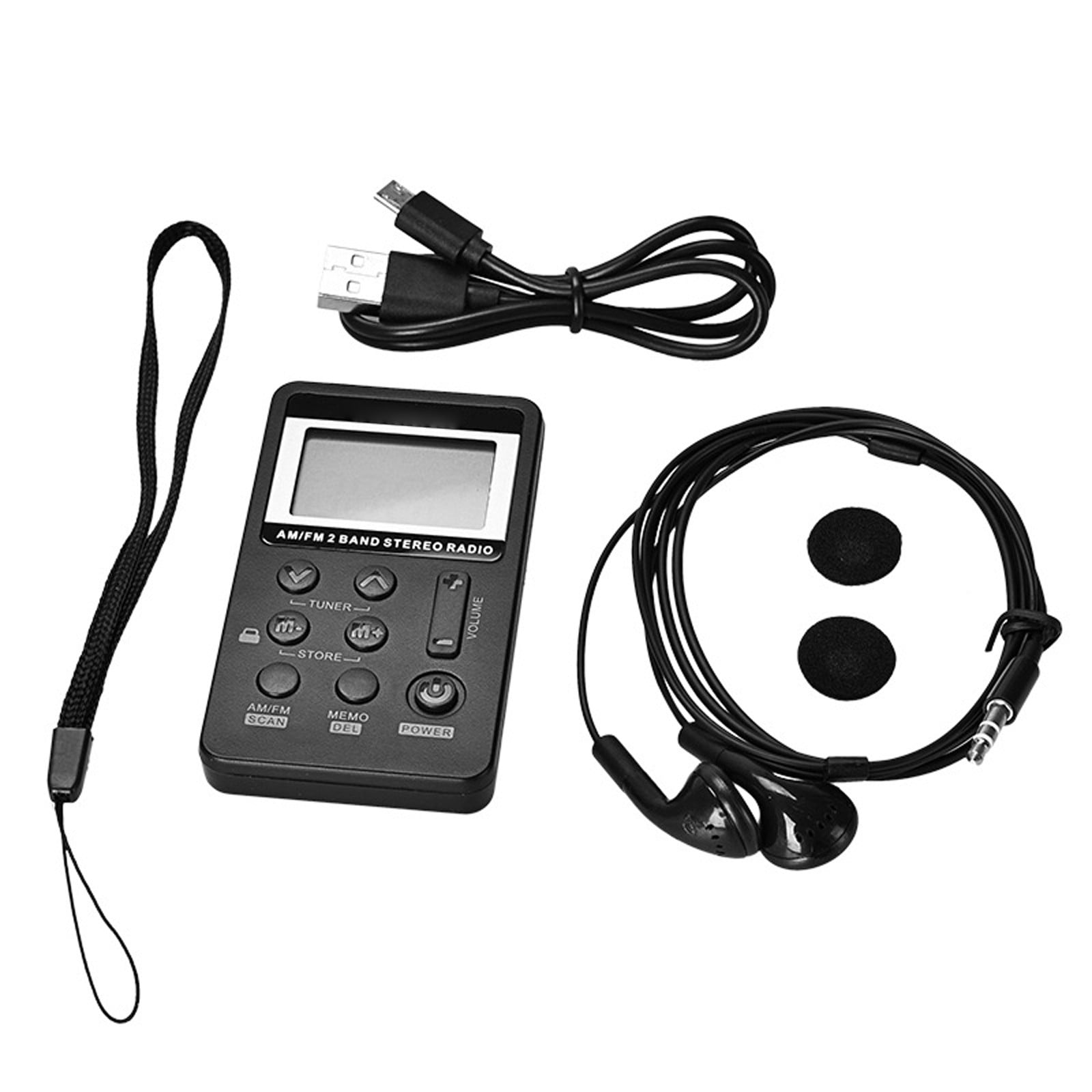 Mini Digital Portable Portable 2 Band Stereo Receiver With Preset Alarm