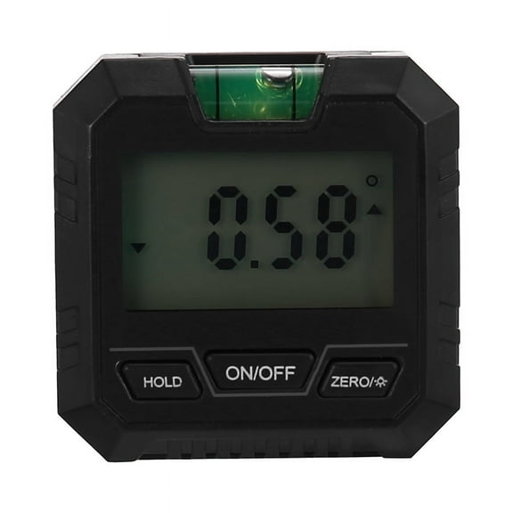 Mini Digital Protractor Inclinometer Electronic Goniometer Level Angle Measurement Meter Finder Box Black