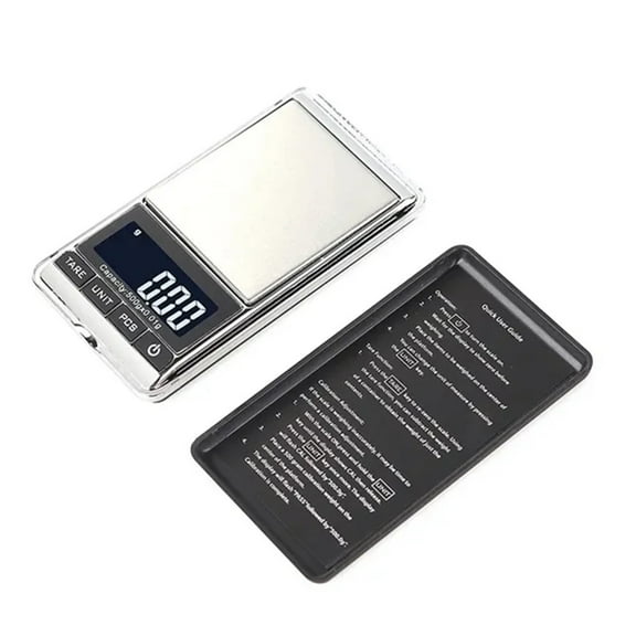 Mini Digital Scale 100/200/500g 0.01g, High Accuracy LCD Backlight Electric Pocket Scale For Jewelry G Weight For Kitchen