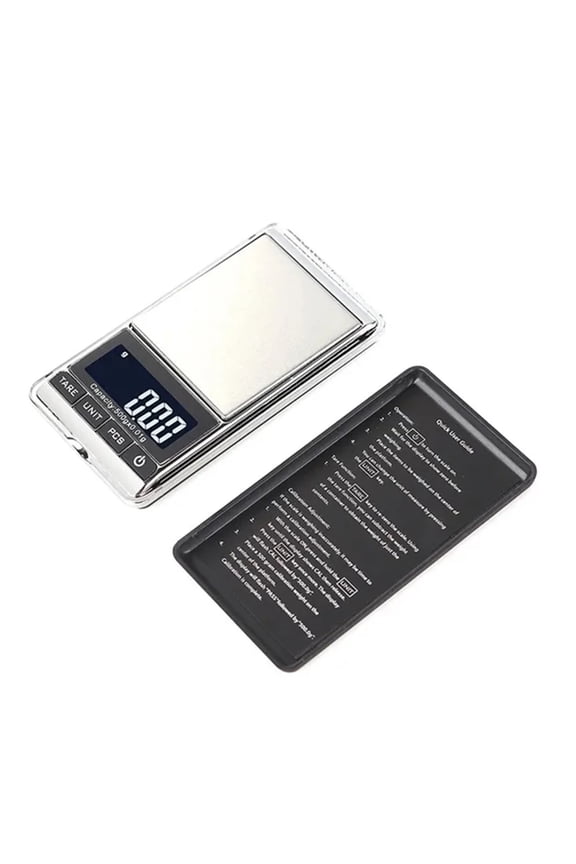 Mini Digital Scale 100/200/500g 0.01g, High Accuracy LCD Backlight Electric Pocket Scale For Jewelry G Weight For Kitchen