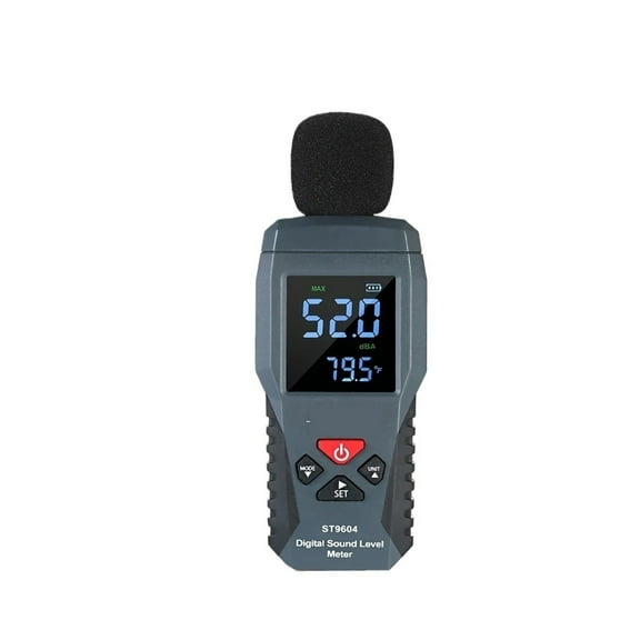 Mini Digital Sound Level Meter LCD Display Noise Meter Noise Measuring Instrument Decibel Tester 30-130dBA ,Small and Lightweight