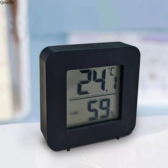 Mini Digital Thermometer Hygrometer – 1.77" Indoor Temperature & Humidity Gauge for room