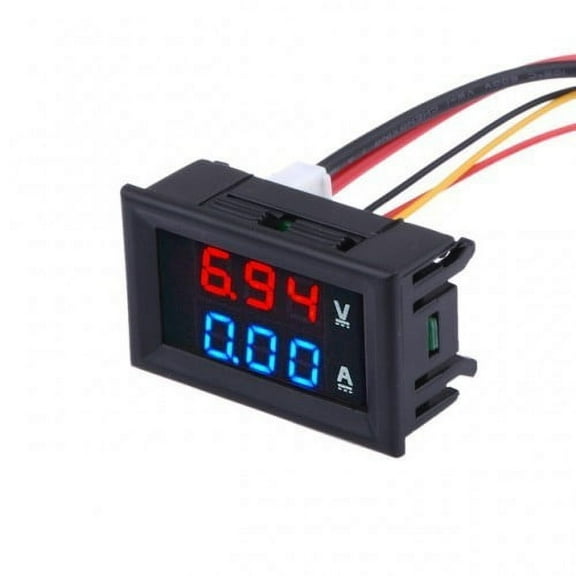 Mini Digital Voltmeter Ammeter DC 100V 10A Car LED Display Panel Amp Volt Tester