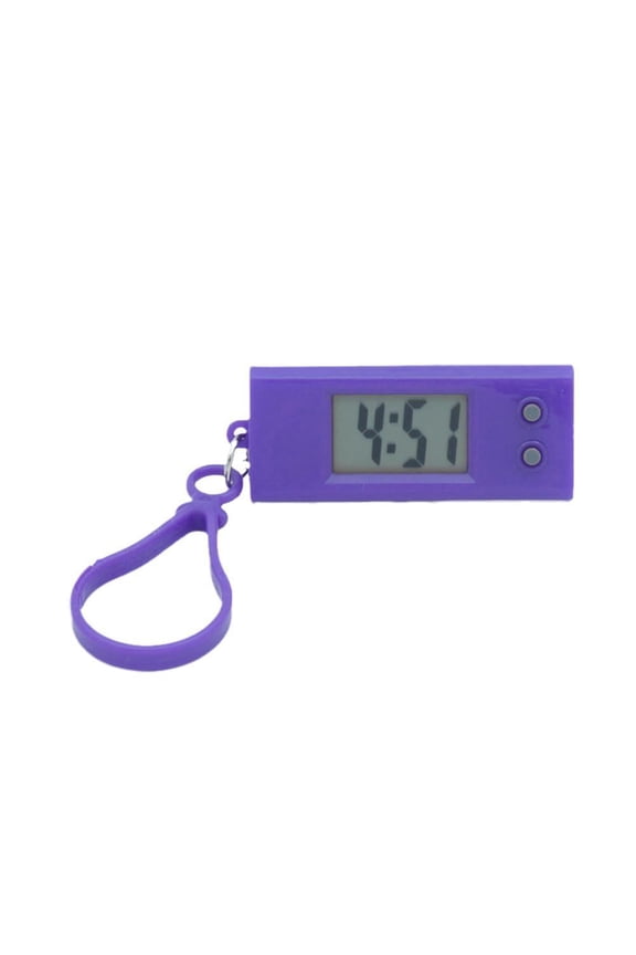 Mini Digital Watch with Keychain, Pocket Watch Portable Digital Watch Keychain Backpack Keyring Watch, Key Lanyard for for Kids Students, for Outdoor Sports and Examination