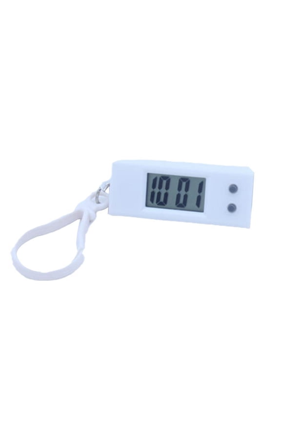 Mini Digital Watch Keychain - Portable Electronic Pocket Watch for Kids Students, Easy Read LCD, Outdoor Sports & Exams