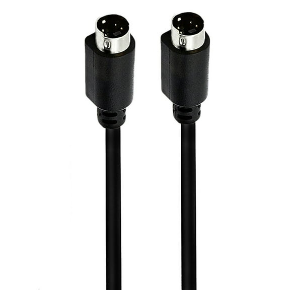 Mini Din 4 Pin S Video Cable Durability Plugs for Seamlessly Video Transfer from DSS Receivers to Display Screen