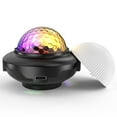 thumbnail image 1 of Delibang Mini Disco Ball Lights, USB RGB LED Party Lights Sound Activated w/ Cover DJ Lighting Room Car Deco, 1 of 9