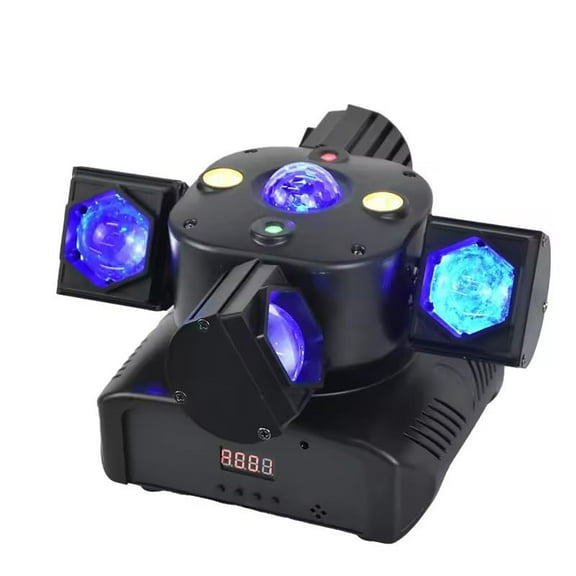 Mini Disco Lighting 4-Arms Moving Head LED DJ Stage Lights for Club