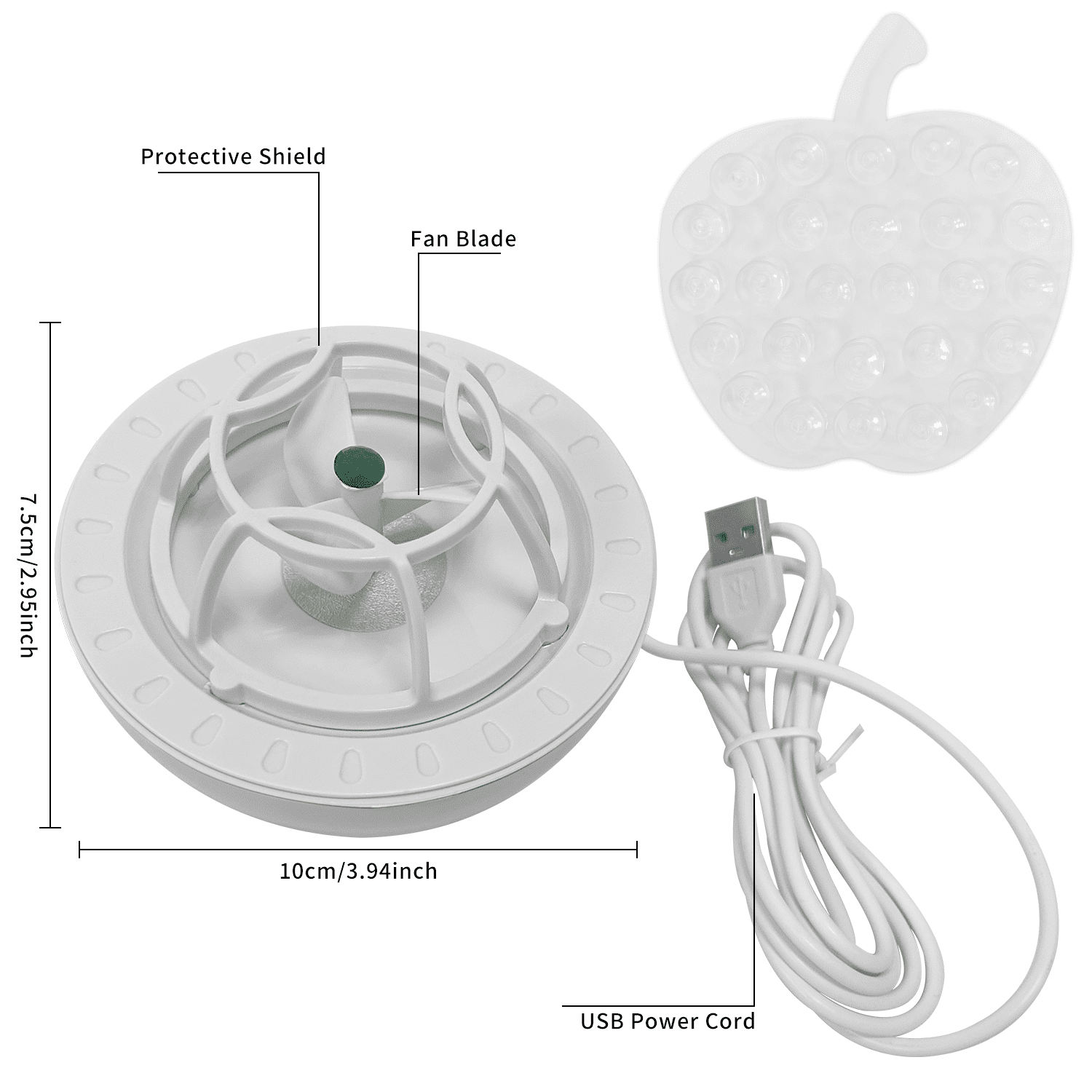 Mini Dishwasher, Ultrasonic Dishwasher in Sink, Multifunctional Household Ultrasonic Dish Washing USB Machine Cleaner, Efficient Cleaning Small Dish Washing Machine for Travel Kitchen Tableware