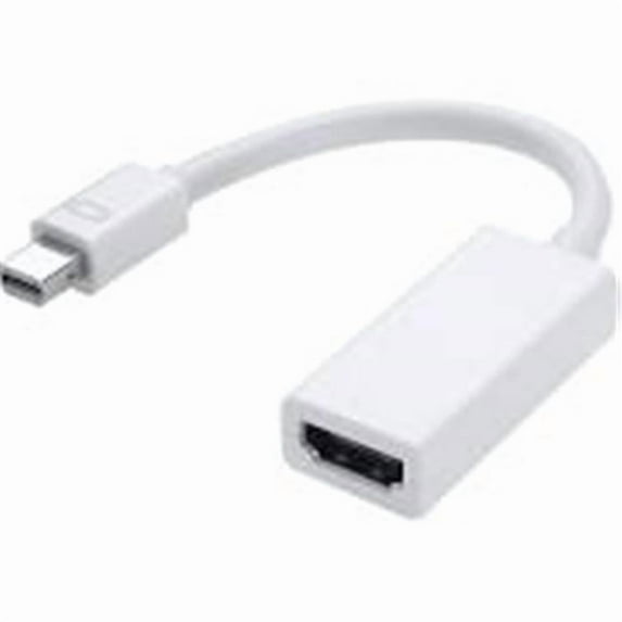 Mini Display Port to HDMI Mini to Female Cable, White