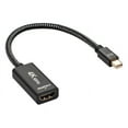 thumbnail image 1 of Mini DisplayPort to HDMI Adapter, Mini DP(Thunderbolt) to HDMI Adapter, Gold-Plated Braided,Compatible with MacBook Air/Pro, Microsoft Surface Pro/Dock, Monitor, Projector and More, 1 of 5