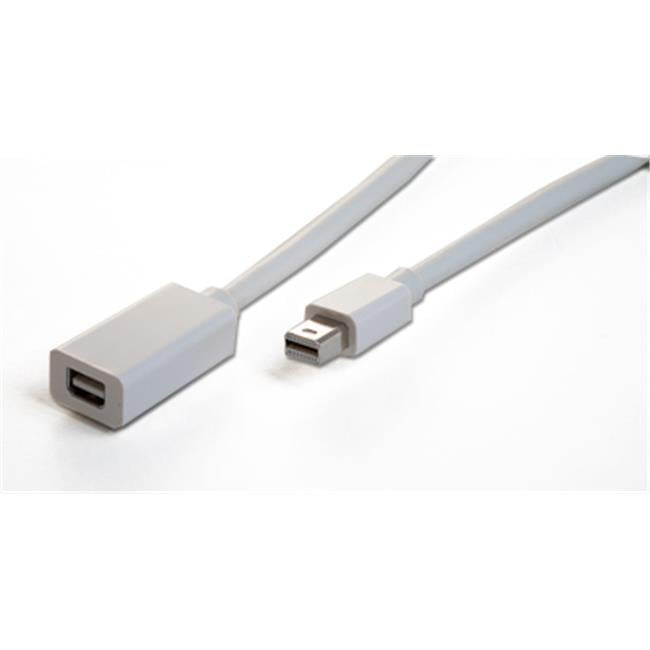 Mini DisplayPort Male to Female Cable 6ft