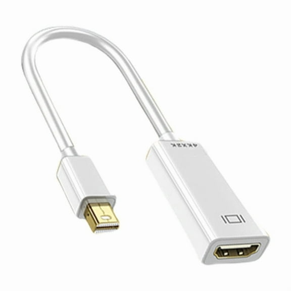 Mini DisplayPort To HDMI Adapter 4K Audio Video Converter Mini DP To HDMI Cable For MacBook Air/Pro Laptop TV Monitors