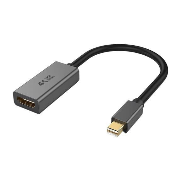 Mini DisplayPort To Hdmis Adapter 4K60Hz Compatible for Laptop Monitor Projectors Aluminum Housing DP To HDMIs Converters