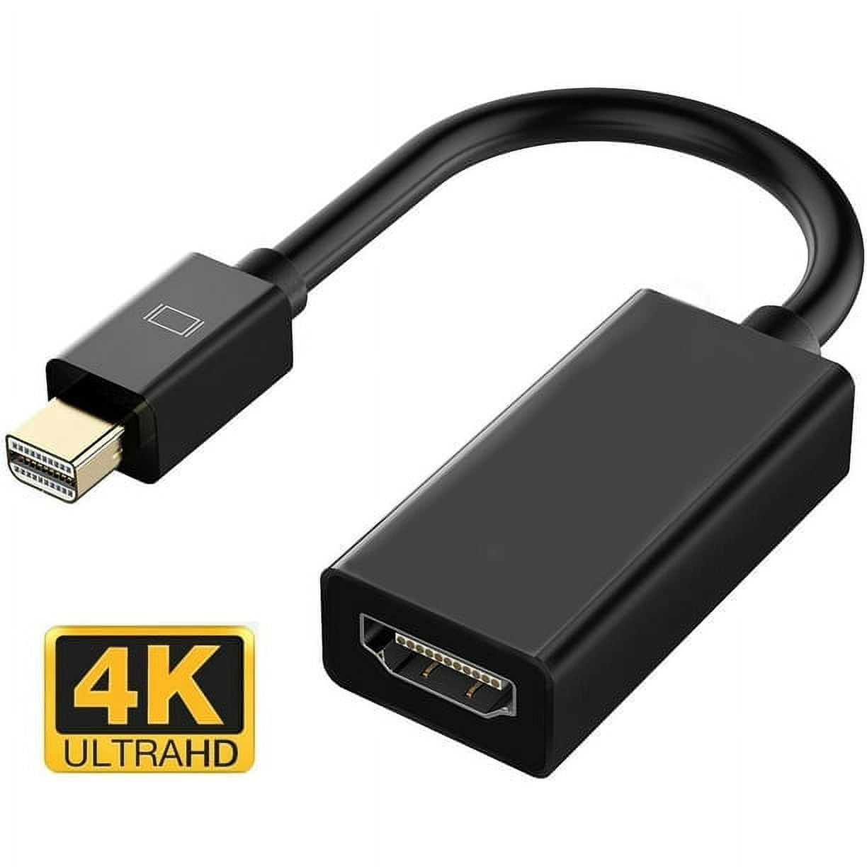 Aibileec Mini DisplayPort to HDMI Cable, Black