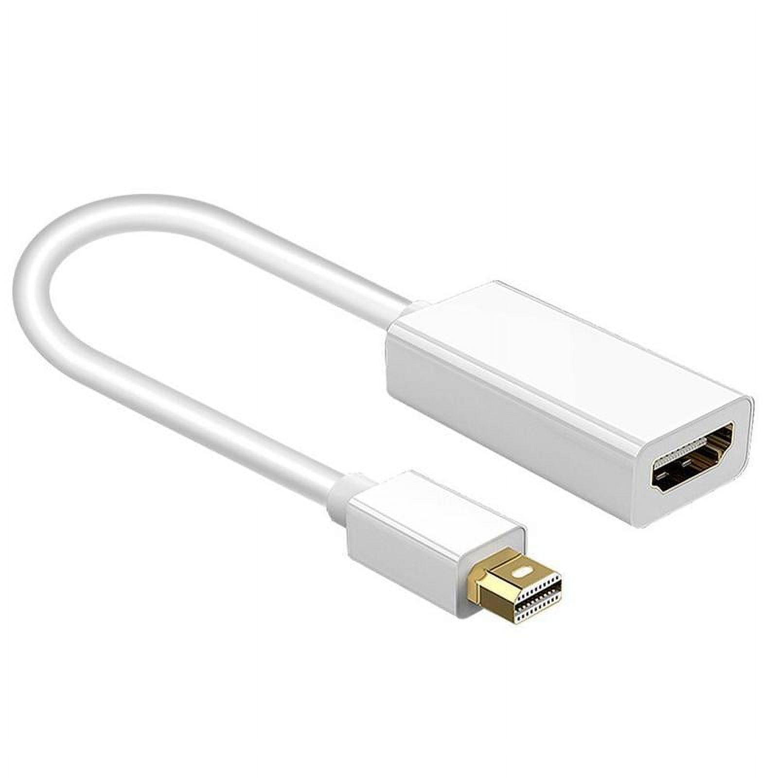 Plugable Mini DisplayPort (Thunderbolt 2) to HDMI Adapter - Driverless  (Supports Mac, Windows, Linux, and 4K Displays up to 3840x2160@30Hz,  Passive)