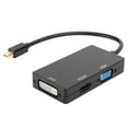 thumbnail image 1 of Mini Displayport to VGA+HDMI+DVI Adapter Support 1.1a Dual Mode Input 50/60Hz 700mW, 1 of 8