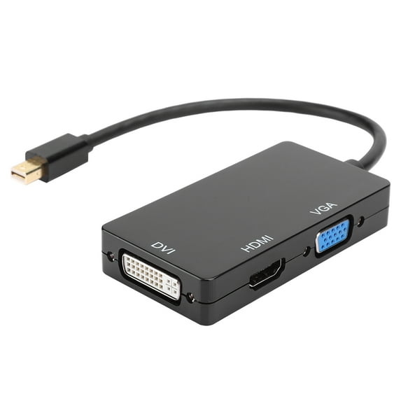 Mini Displayport to VGA+HDMI+DVI Adapter Support 1.1a Dual Mode Input 50/60Hz 700mW