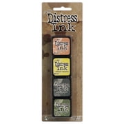 Mini Distress Ink Pad Kits Tim Holtz 1X1In Stackable