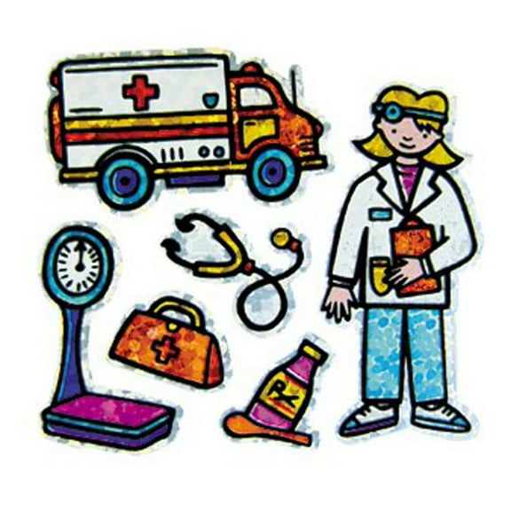 Prismatic Mini Doctors Stickers [S7261]