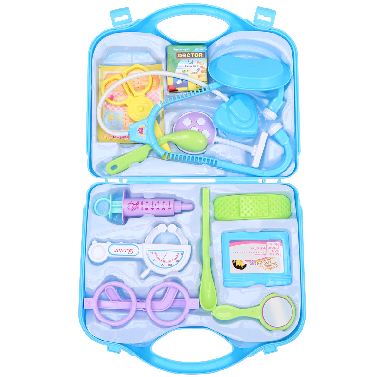 Mini Doctor Toy, 14pcs in 1 Set Simulation Doctor Pretend Play Toy