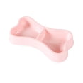 thumbnail image 1 of Mini Dog Bowls, 2 in 1 Bone Shaped Small Pet Feeder Plastic Water Food Container for Puppy Dog Cat Small Animals, 1 of 6
