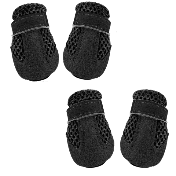 Mini Dog Shoes, Breathable Mesh Dog Booties for Hot Pavement Summer Pet Sandals, Soft & Lightweight Puppy Paw Protector with Adjustable Strap for Small BreedsM