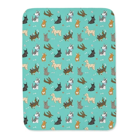 Mini Dogs Pattern Blanket -Image by Shutterstock,