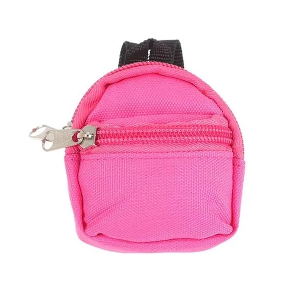 Mini Doll Backpack School Bag Model Dollhouse School Accessory for Scale Dollhouse Dollhouse Decor,Simulation Mini School Bag Model,Dollhouse Accessories — LAILLSH