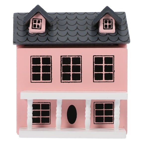Mini Doll House Mini House Dollhouse Mini Furniture 7.00X6.70X5.00CM Pink