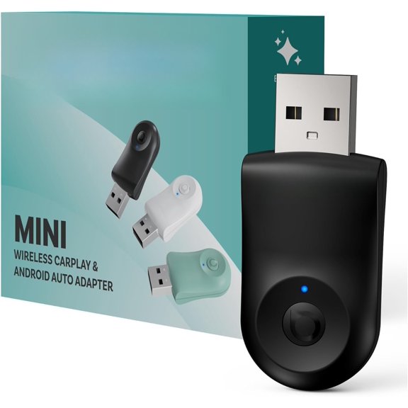 Mini Dongle   Adapter for  &  Adapter 2-in-1 Convert Wired to    Play, Plug & Play, USB-C, Low Latency (2016+ , iOS 10+/Android 11+)