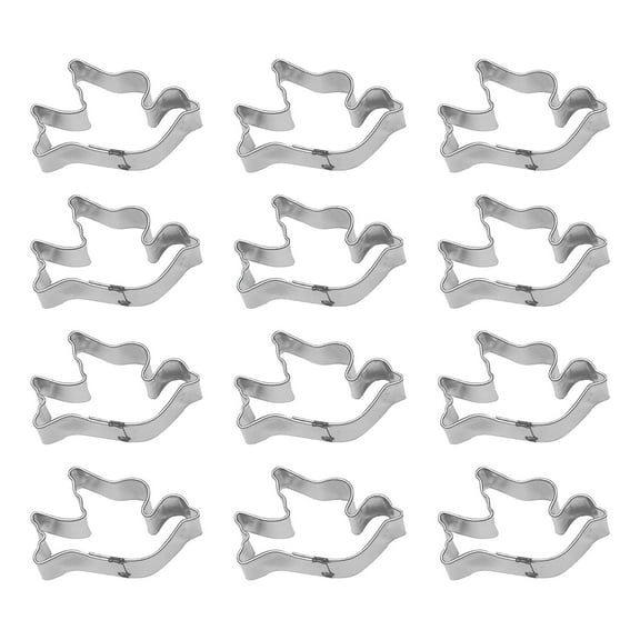Mini Dove Dozen Cookie Cutters 1.5 inches/each A3022-W12 - The Cookie Cutter Shop - Tin Plate Steel