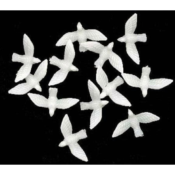 Mini Dove - White - 3/4 inch - 144 Pieces