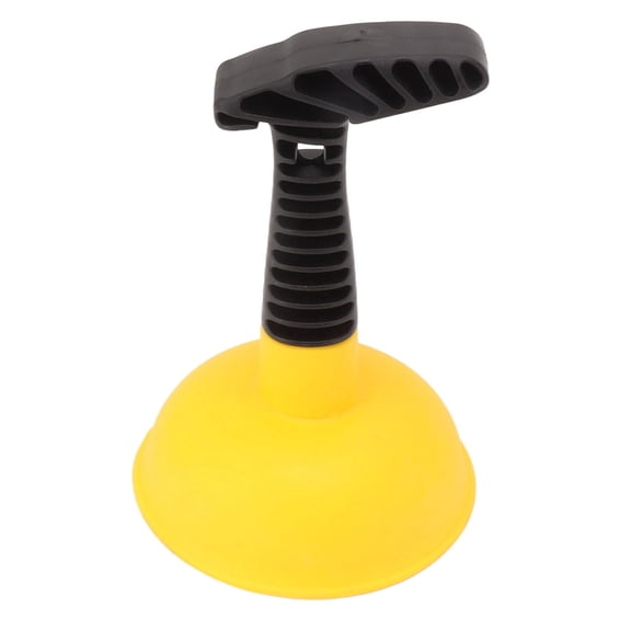 Mini Drain Plunger with Powerful Suction and Slip Proof Handle for Bathroom Sinks Bathtubs and Showers 10.2 Inches Dual Unit 26 cm Portable Cup Plunger Pack of 1