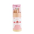 thumbnail image 1 of Mini Drawing Colored Pencils with Sharpener Mini Drawing Pencils Set,4inch Short Fat Color Pencils in Tube Coloring Pencil Bulk for Adult Coloring Books, Classroom Drawing(Pink), 1 of 8