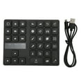 Mini Drawing Keyboard 35 Keys One Handed Ergonomic Drawing Shortcut