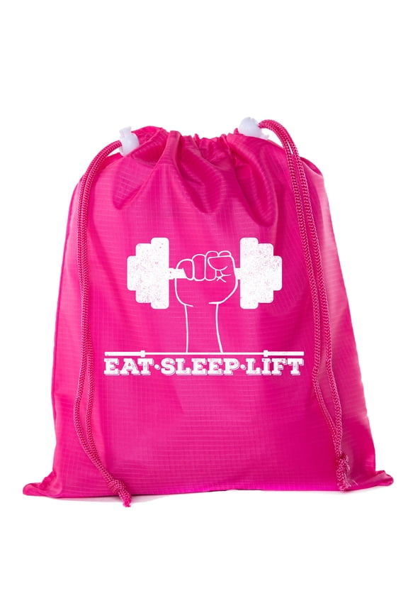 Mini Drawstring Gym Bags, Inspirational Gym Bags with Workout Motivation Quotes