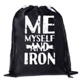 thumbnail image 1 of Mini Drawstring Gym Bags, Inspirational Gym Bags with Workout Motivation Quotes, 1 of 2