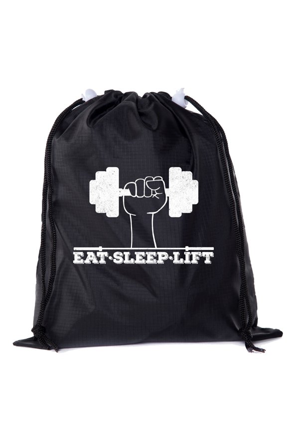 Mini Drawstring Gym Bags, Inspirational Gym Bags with Workout Motivation Quotes