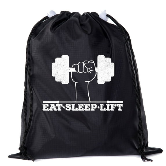 Mini Drawstring Gym Bags, Inspirational Gym Bags with Workout Motivation Quotes