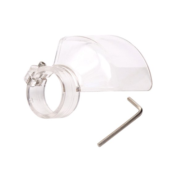 SILENRADAWN Rotary Tool Transparent Drill Protective Cover for Efficient Drilling Use