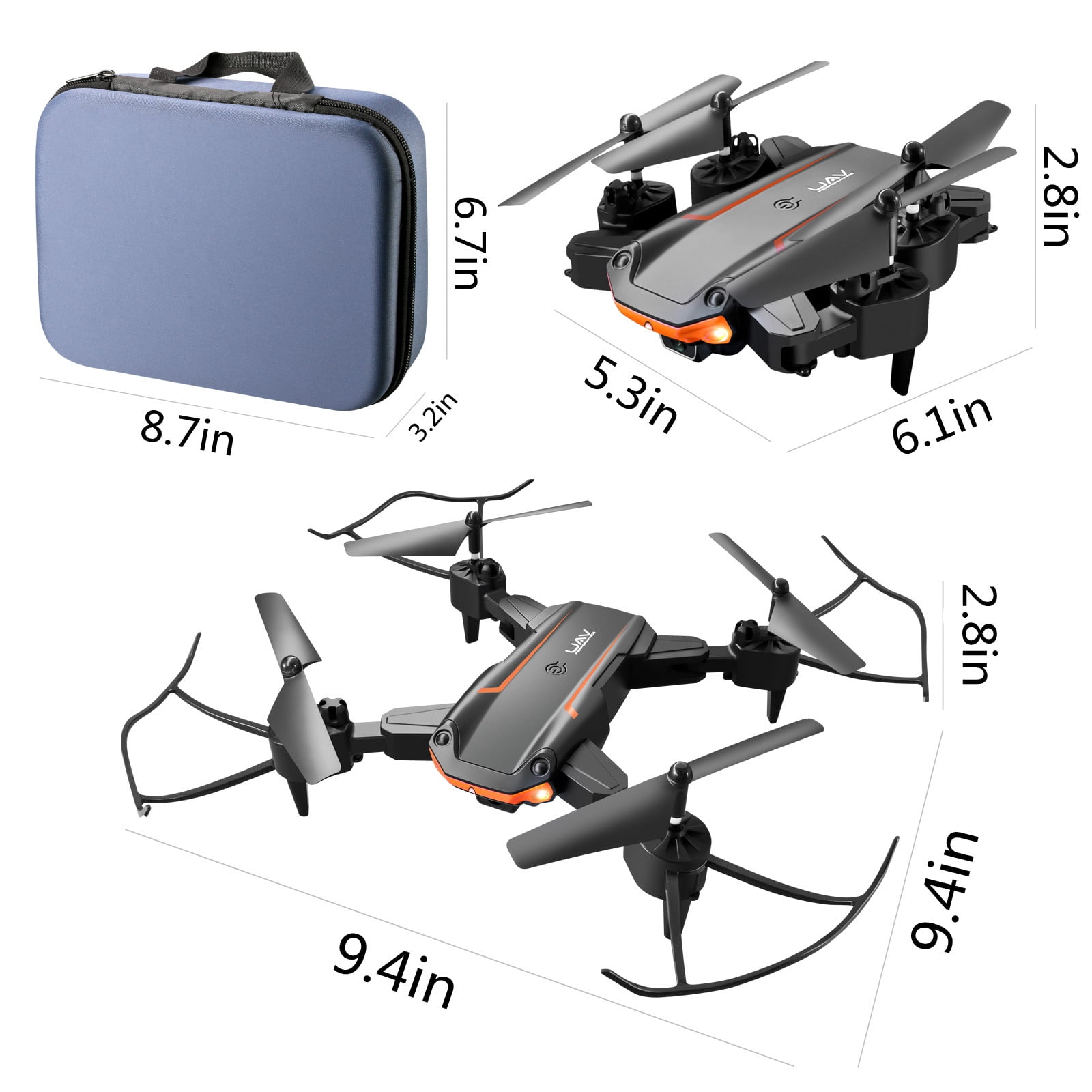 Mini Drone 1080P Hd Fpv Foldable Drone Headless Mode Drones For Kids